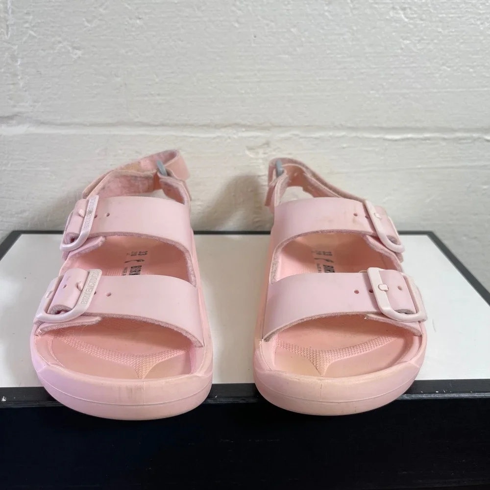 Birkenstock Mogami Birko-Flor Sandals Icy Gentle Rose Kids Girls 33 EU/2 US